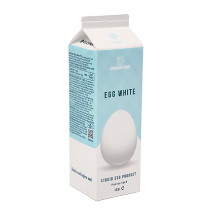 Pasteurized liquid egg white 1 kg Ovostar