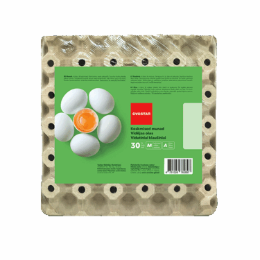 Яйце куряче фасоване в пакуванні family pack 30 шт.